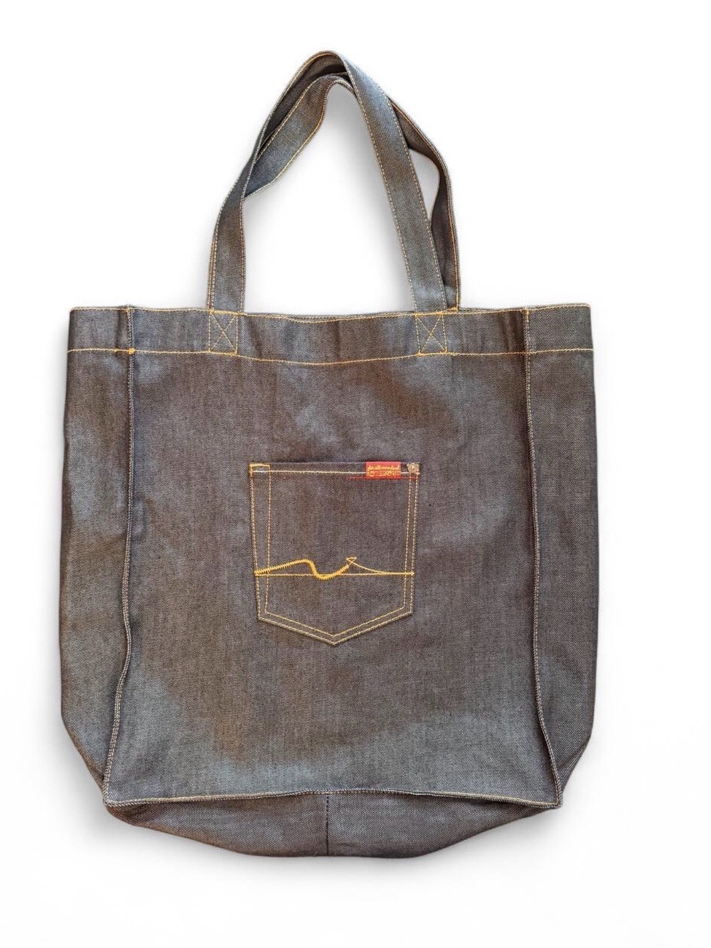 7 For All Mankind denim tote bag. Large and like new condition. Soft denim.